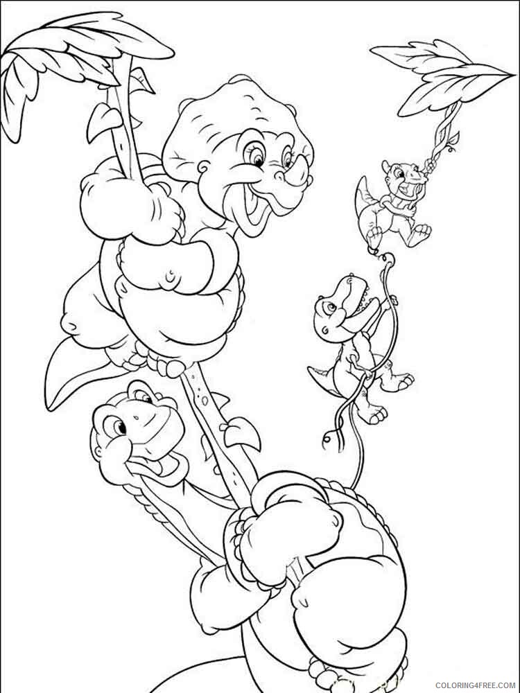 The Land Before Time Coloring Pages TV Film Printable 2020 09083 Coloring4free