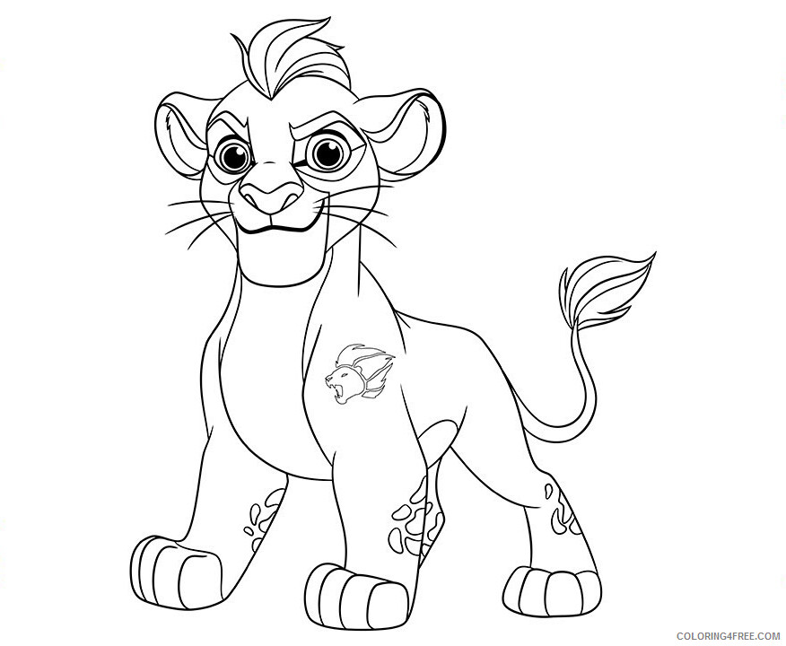 The Lion Guard Coloring Pages TV Film Lion Guards Printable 2020 09104 Coloring4free
