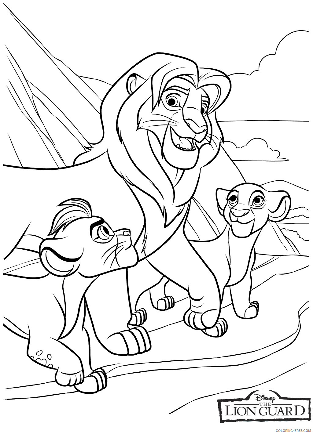 The Lion Guard Coloring Pages TV Film Print Lion Guard Printable 2020 09110 Coloring4free