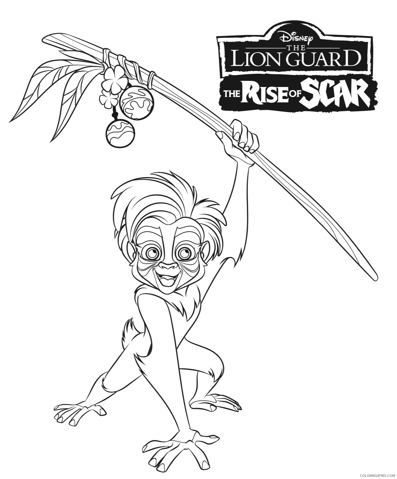 The Lion Guard Coloring Pages TV Film Rise of Scar Printable 2020 09106 Coloring4free