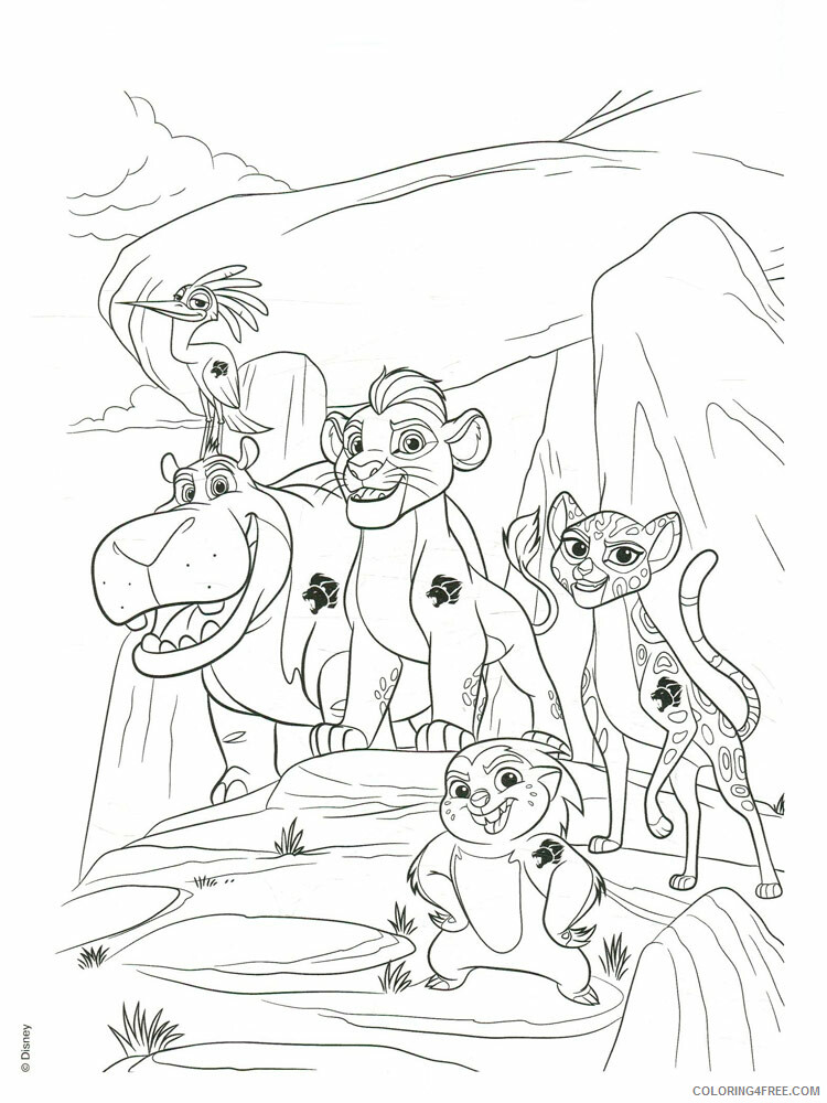 The Lion Guard Coloring Pages TV Film The Lion Guard 1 Printable 2020 09112 Coloring4free