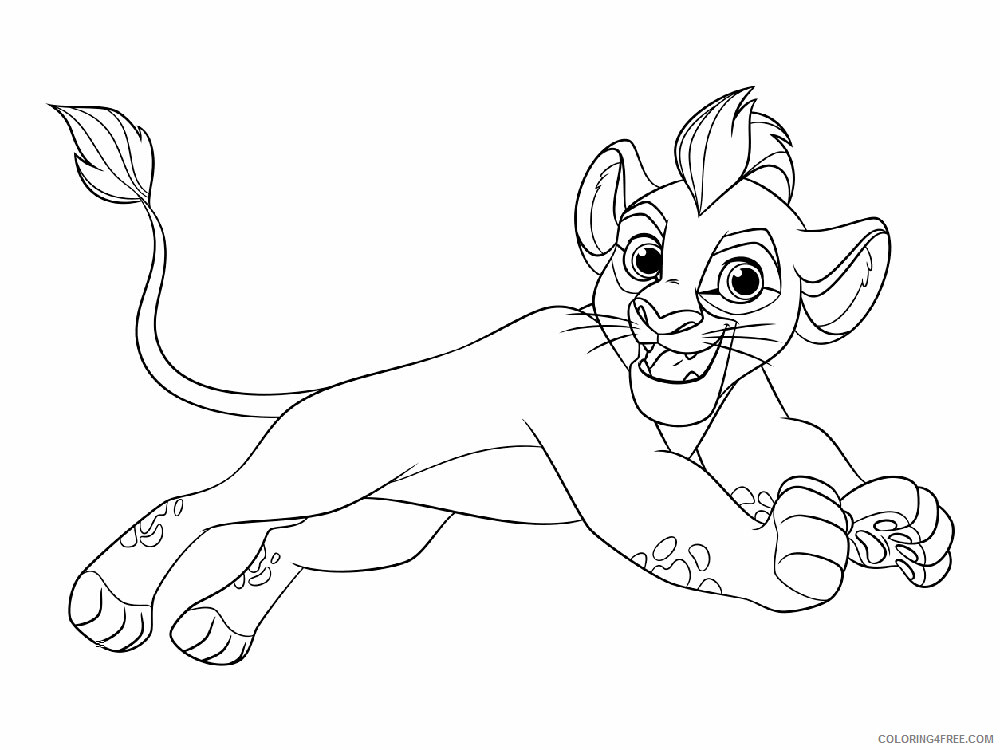 The Lion Guard Coloring Pages TV Film The Lion Guard 11 Printable 2020 09114 Coloring4free