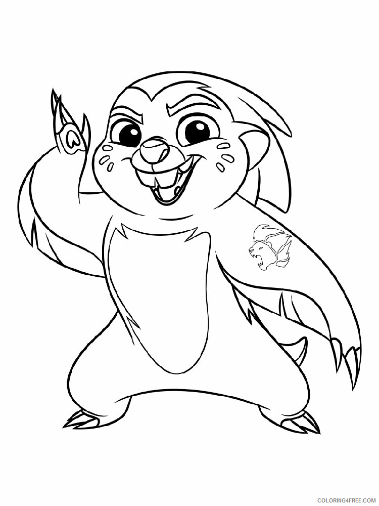 The Lion Guard Coloring Pages TV Film The Lion Guard 12 Printable 2020 09115 Coloring4free