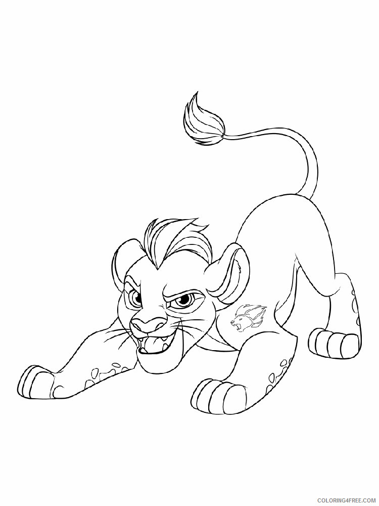 The Lion Guard Coloring Pages TV Film The Lion Guard 14 Printable 2020 09117 Coloring4free