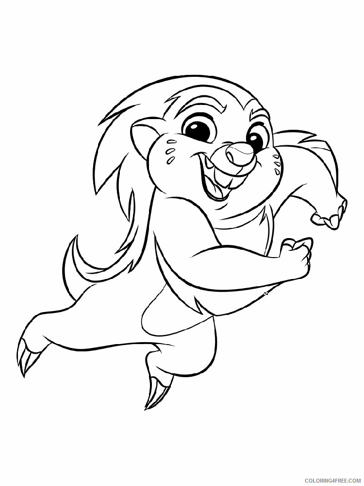 The Lion Guard Coloring Pages TV Film The Lion Guard 16 Printable 2020 09119 Coloring4free