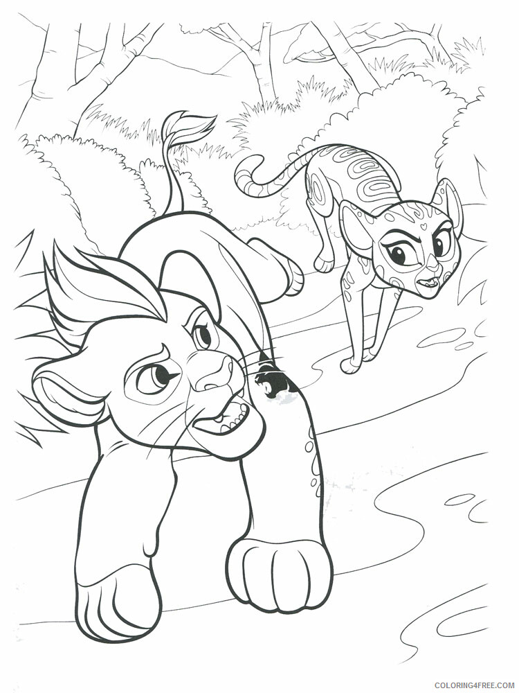 The Lion Guard Coloring Pages TV Film The Lion Guard 2 Printable 2020 09120 Coloring4free
