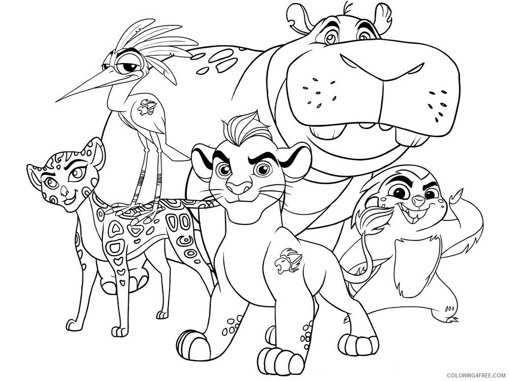 The Lion Guard Coloring Pages TV Film The Lion Guard 3 Printable 2020 09121 Coloring4free