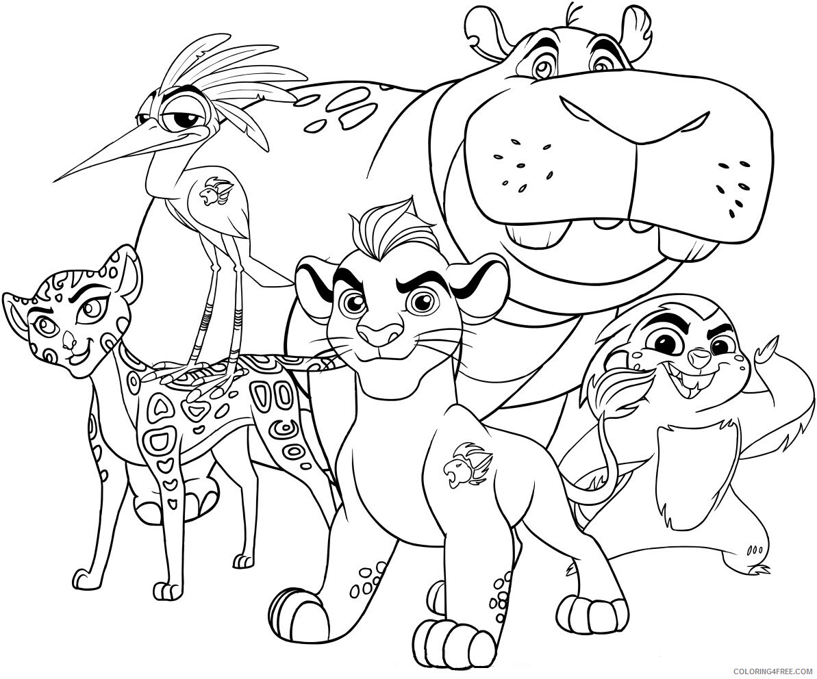The Lion Guard Coloring Pages TV Film return of the roar Printable 2020 09090 Coloring4free