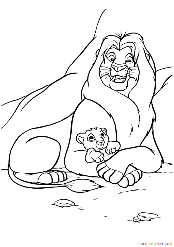 The Lion King Coloring Pages TV Film Download Free Lion King Printable 2020 09132 Coloring4free