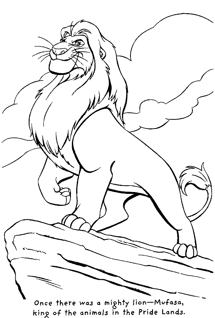 The Lion King Coloring Pages TV Film Free Lion King Sheets Printable 2020 09138 Coloring4free