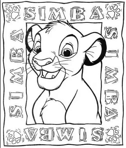 The Lion King Coloring Pages TV Film Lion King Sheet Simba Printable 2020 09222 Coloring4free