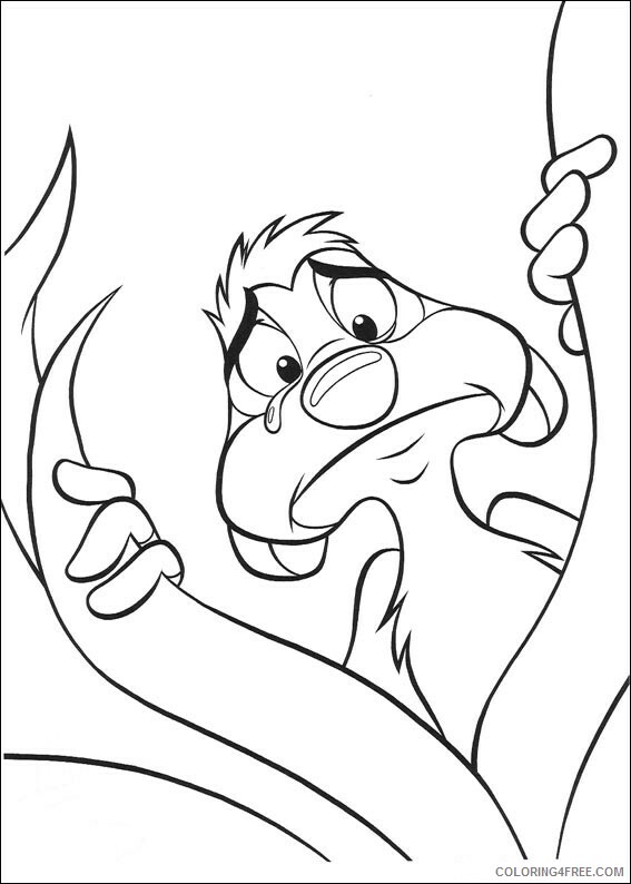 The Lion King Coloring Pages TV Film Lion King Timon Printable 2020 09218 Coloring4free