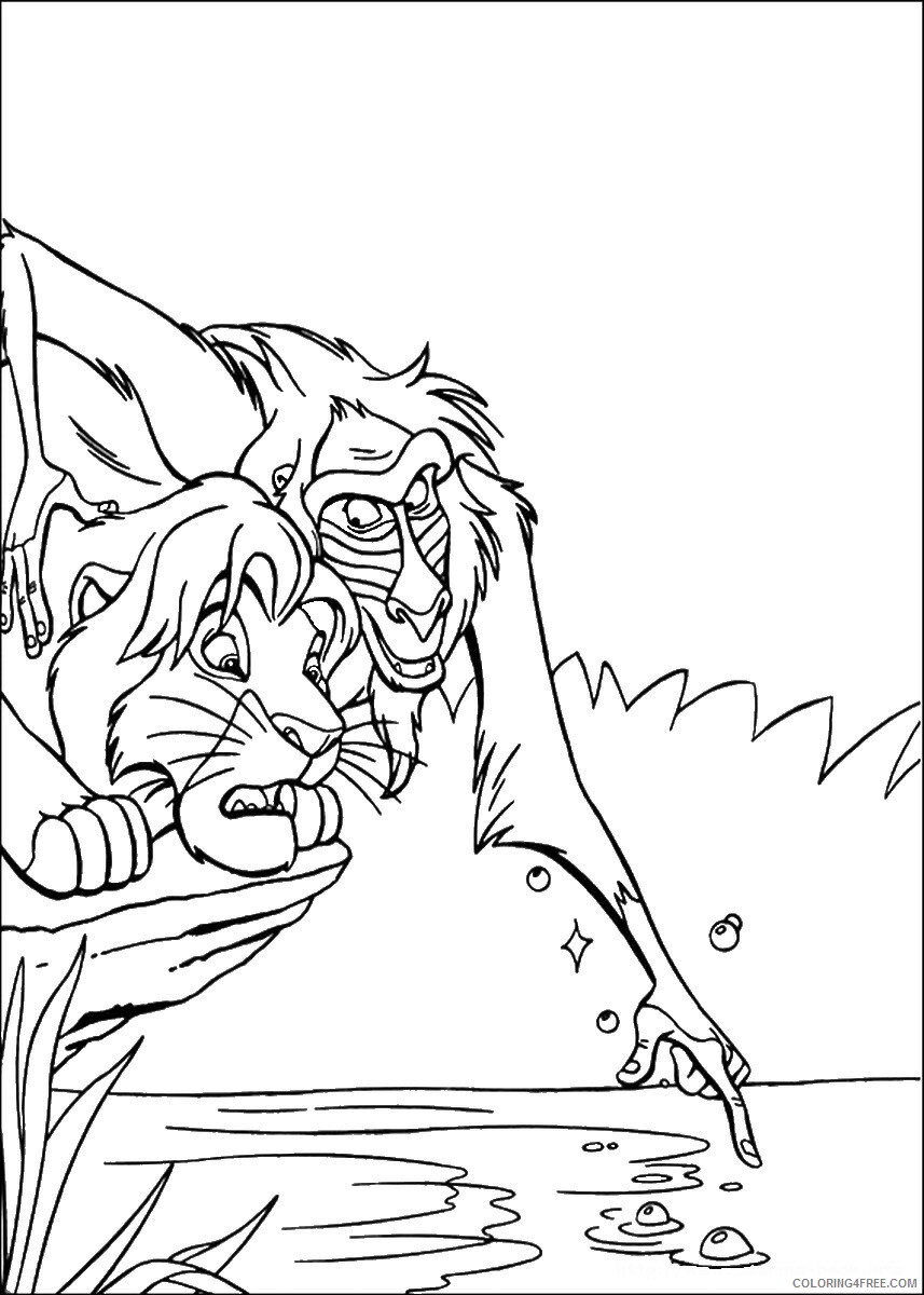 The Lion King Coloring Pages TV Film lion king 111 Printable 2020 09212 Coloring4free