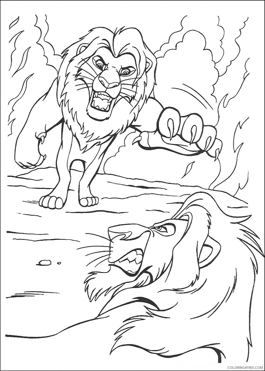 The Lion King Coloring Pages TV Film lionking_102 Printable 2020 09142 Coloring4free