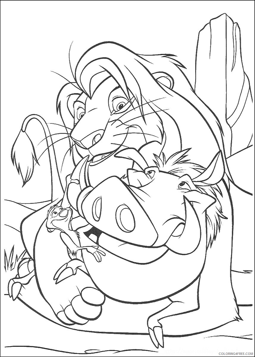 The Lion King Coloring Pages TV Film lionking_106 Printable 2020 09146 Coloring4free