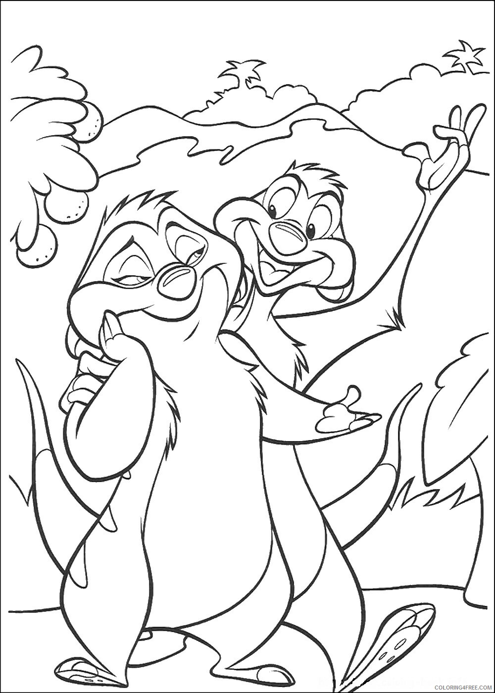 The Lion King Coloring Pages TV Film lionking_108 Printable 2020 09148 Coloring4free