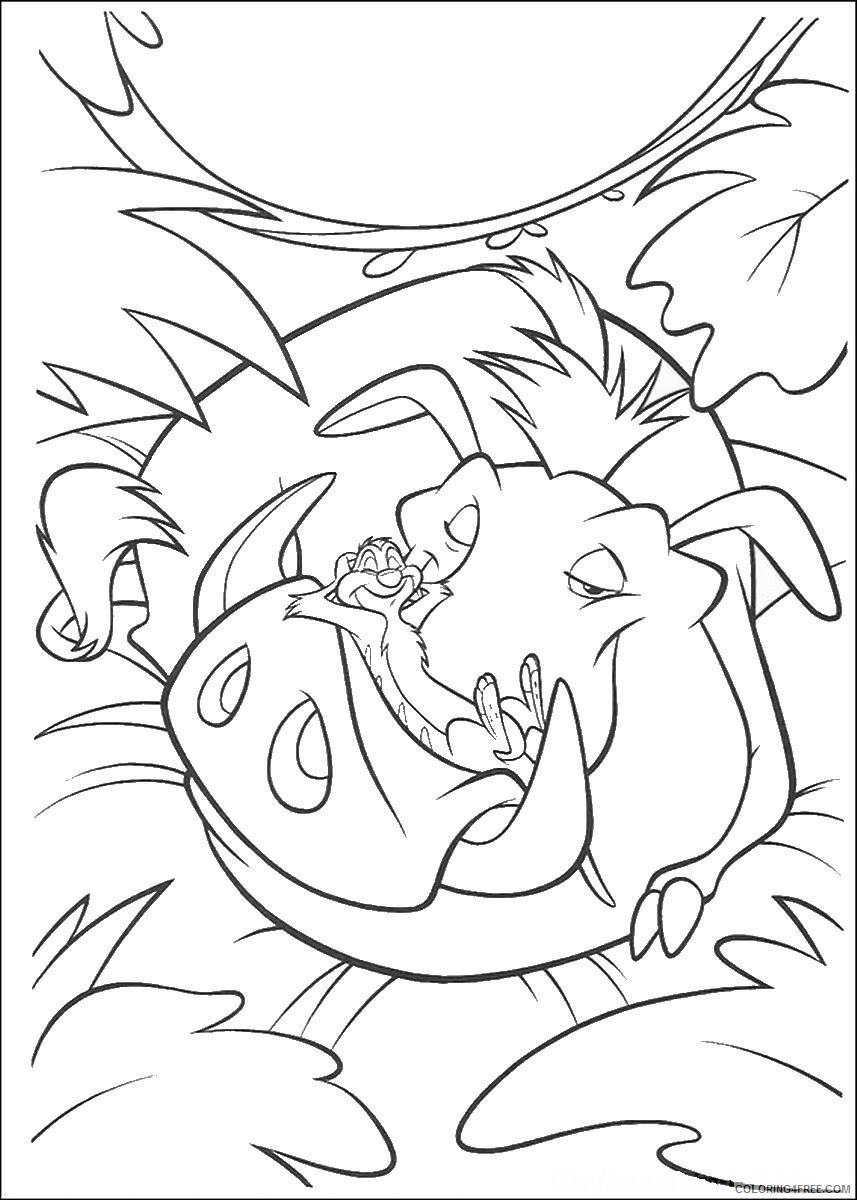 The Lion King Coloring Pages TV Film lionking_110 Printable 2020 09150 Coloring4free