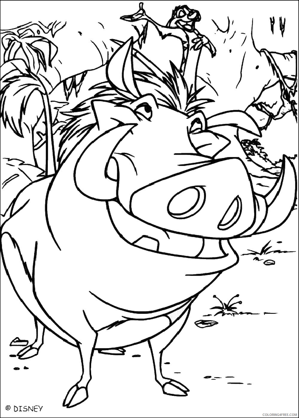 The Lion King Coloring Pages TV Film lionking_15 Printable 2020 09151 Coloring4free