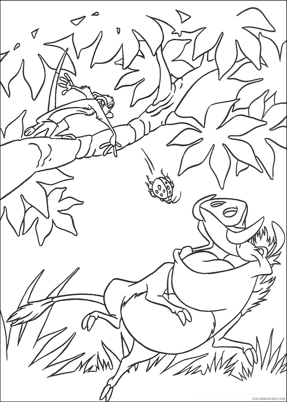 The Lion King Coloring Pages TV Film lionking_22 Printable 2020 09152 Coloring4free