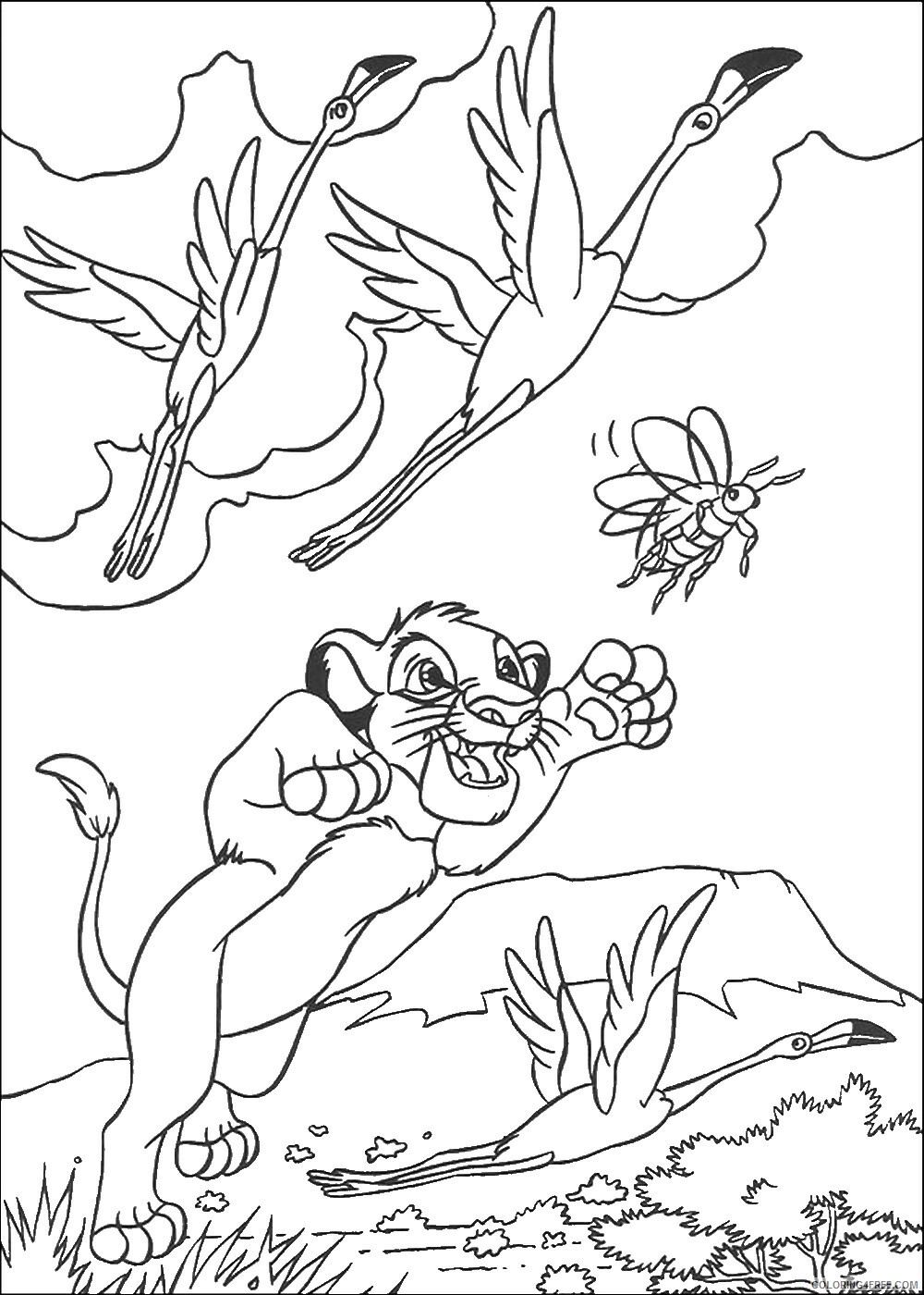 The Lion King Coloring Pages TV Film lionking_28 Printable 2020 09157 Coloring4free