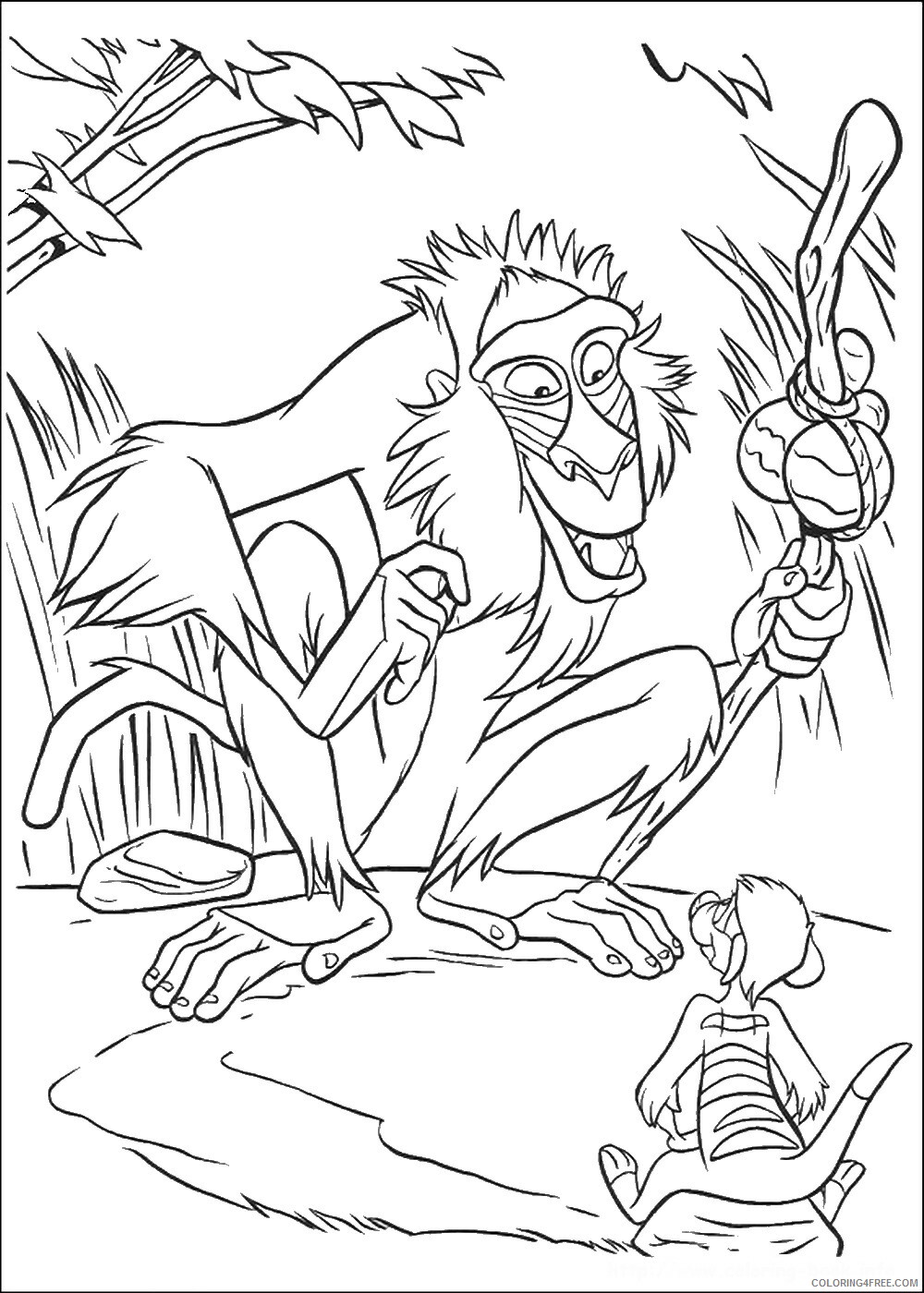 The Lion King Coloring Pages TV Film lionking_40 Printable 2020 09164 Coloring4free
