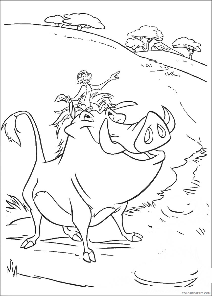 The Lion King Coloring Pages TV Film lionking_48 Printable 2020 09170 Coloring4free