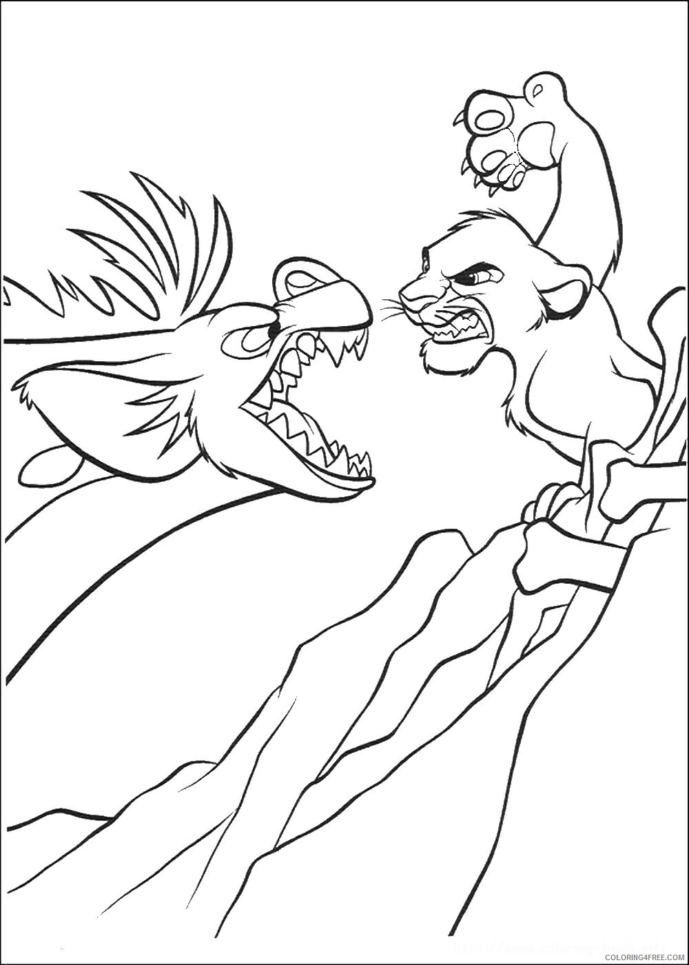 The Lion King Coloring Pages TV Film lionking_52 Printable 2020 09174 Coloring4free