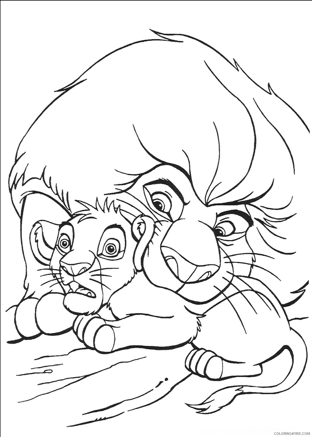 The Lion King Coloring Pages TV Film lionking_63 Printable 2020 09183 Coloring4free