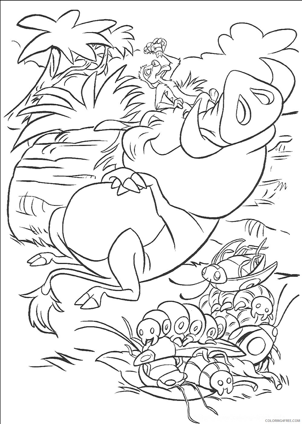 The Lion King Coloring Pages TV Film lionking_69 Printable 2020 09186 Coloring4free