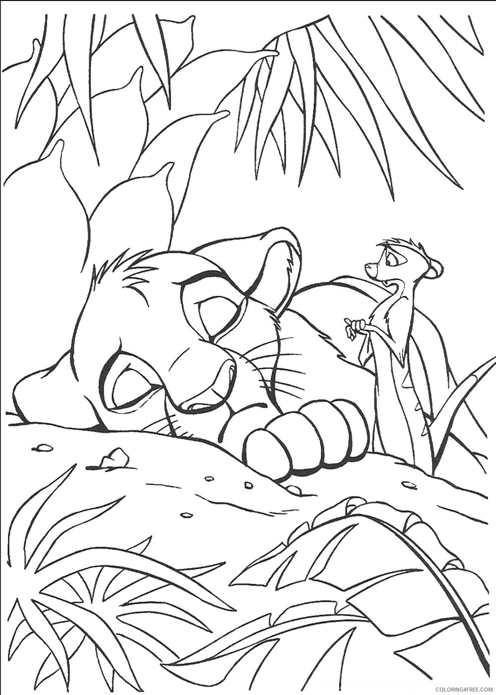 The Lion King Coloring Pages TV Film lionking_73 Printable 2020 09189 Coloring4free