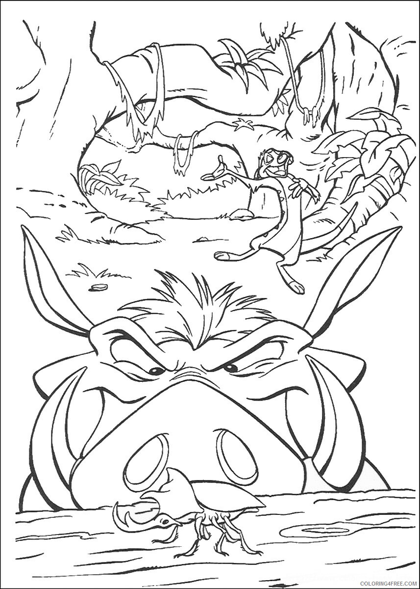 The Lion King Coloring Pages TV Film lionking_76 Printable 2020 09192 Coloring4free