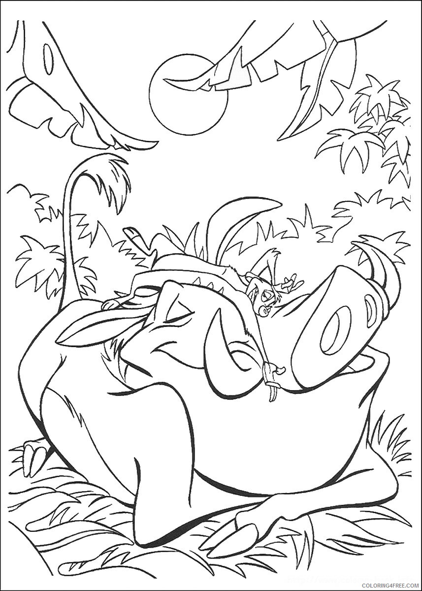The Lion King Coloring Pages TV Film lionking_77 Printable 2020 09193 Coloring4free