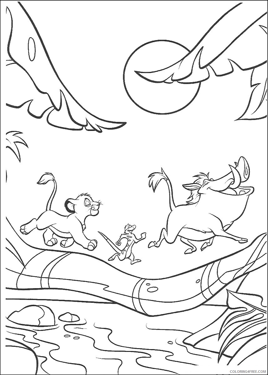 The Lion King Coloring Pages TV Film lionking_80 Printable 2020 09196 Coloring4free