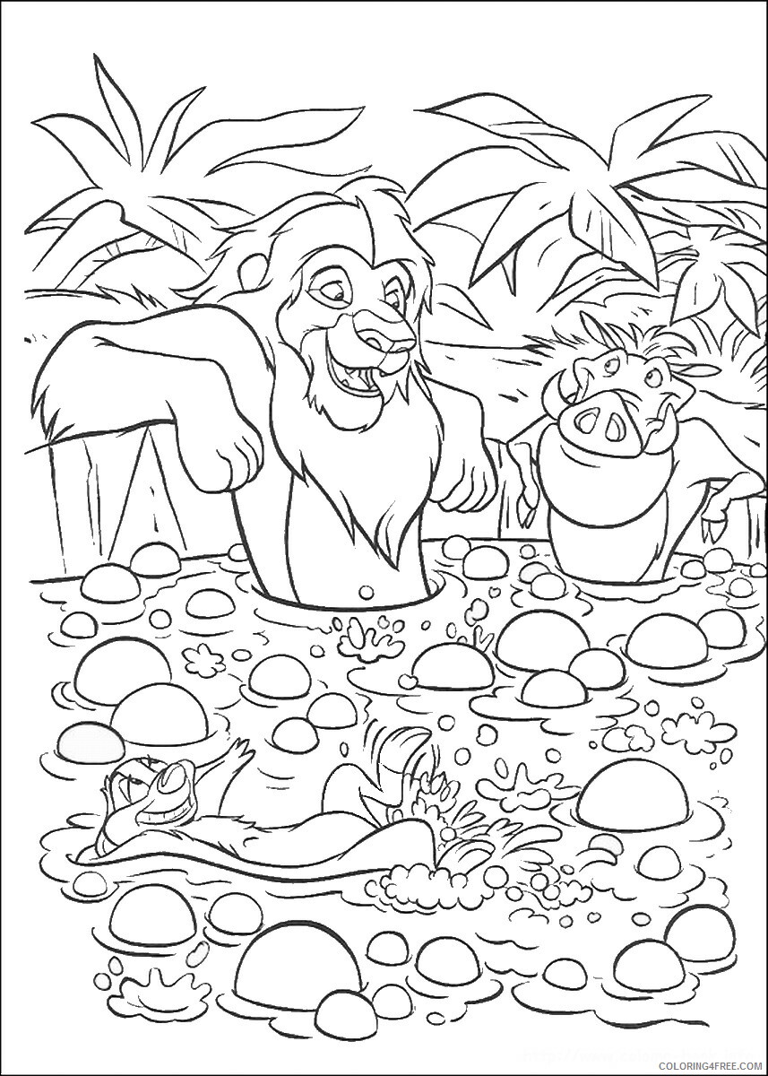 The Lion King Coloring Pages TV Film lionking_82 Printable 2020 09197 Coloring4free