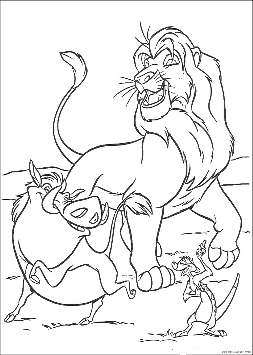 The Lion King Coloring Pages TV Film lionking_83 Printable 2020 09198 Coloring4free