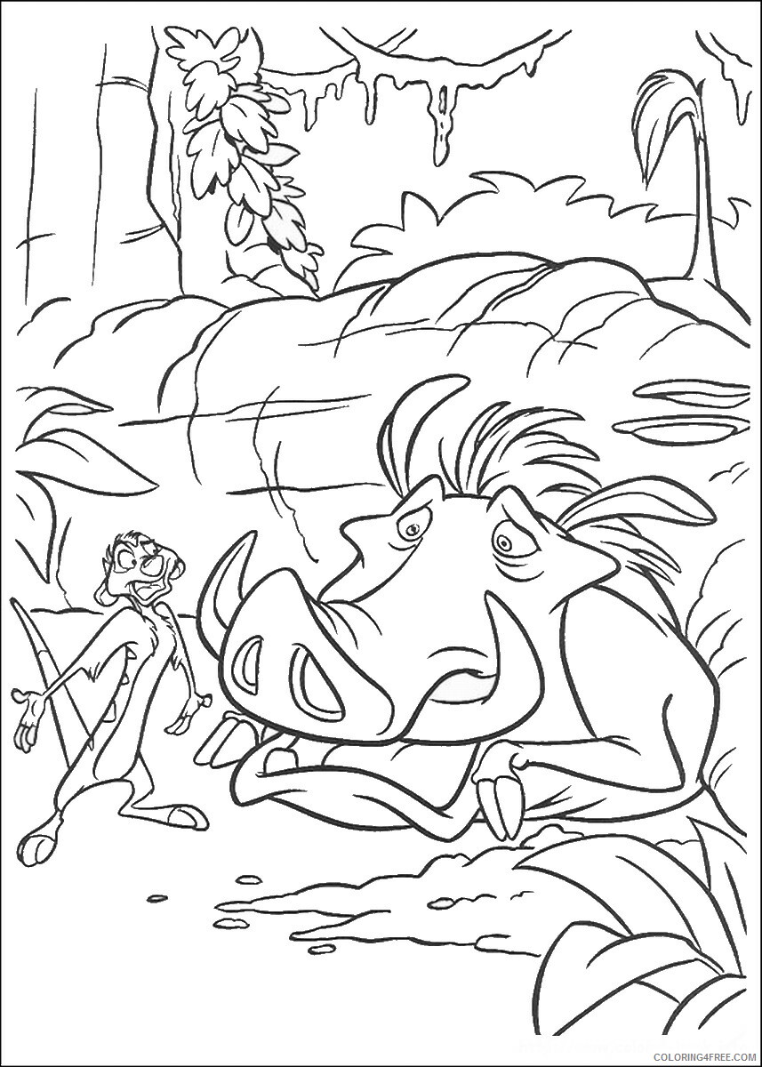 The Lion King Coloring Pages TV Film lionking_86 Printable 2020 09201 Coloring4free