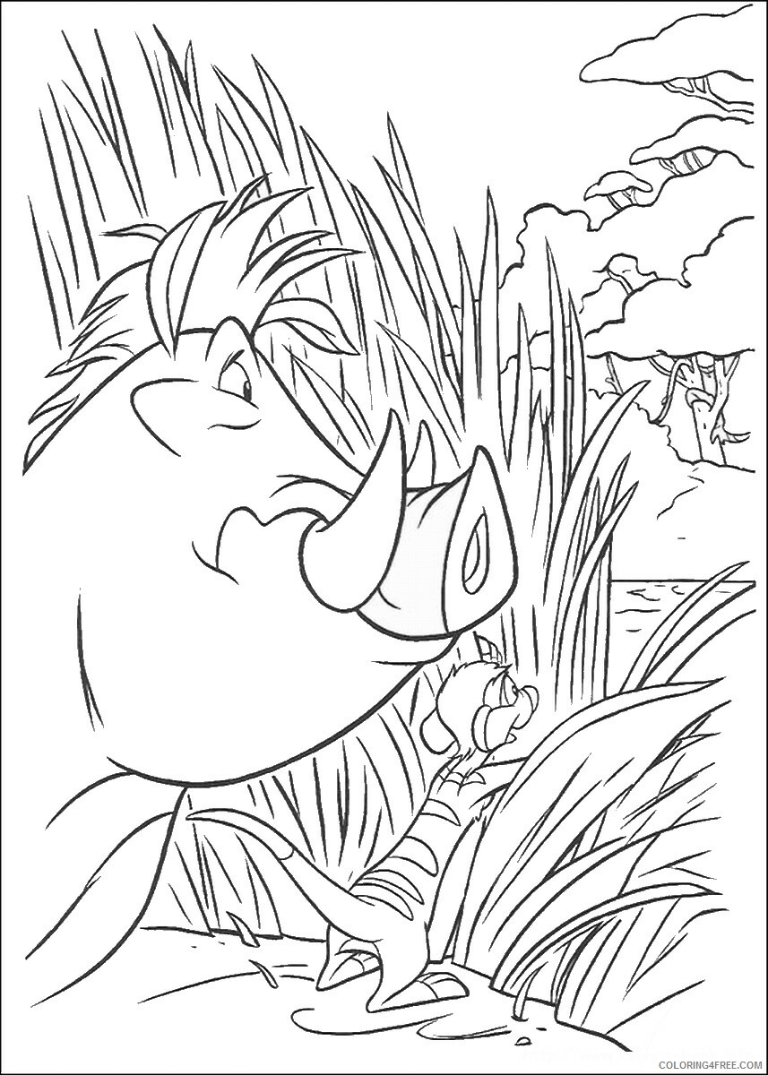 The Lion King Coloring Pages TV Film lionking_89 Printable 2020 09204 Coloring4free