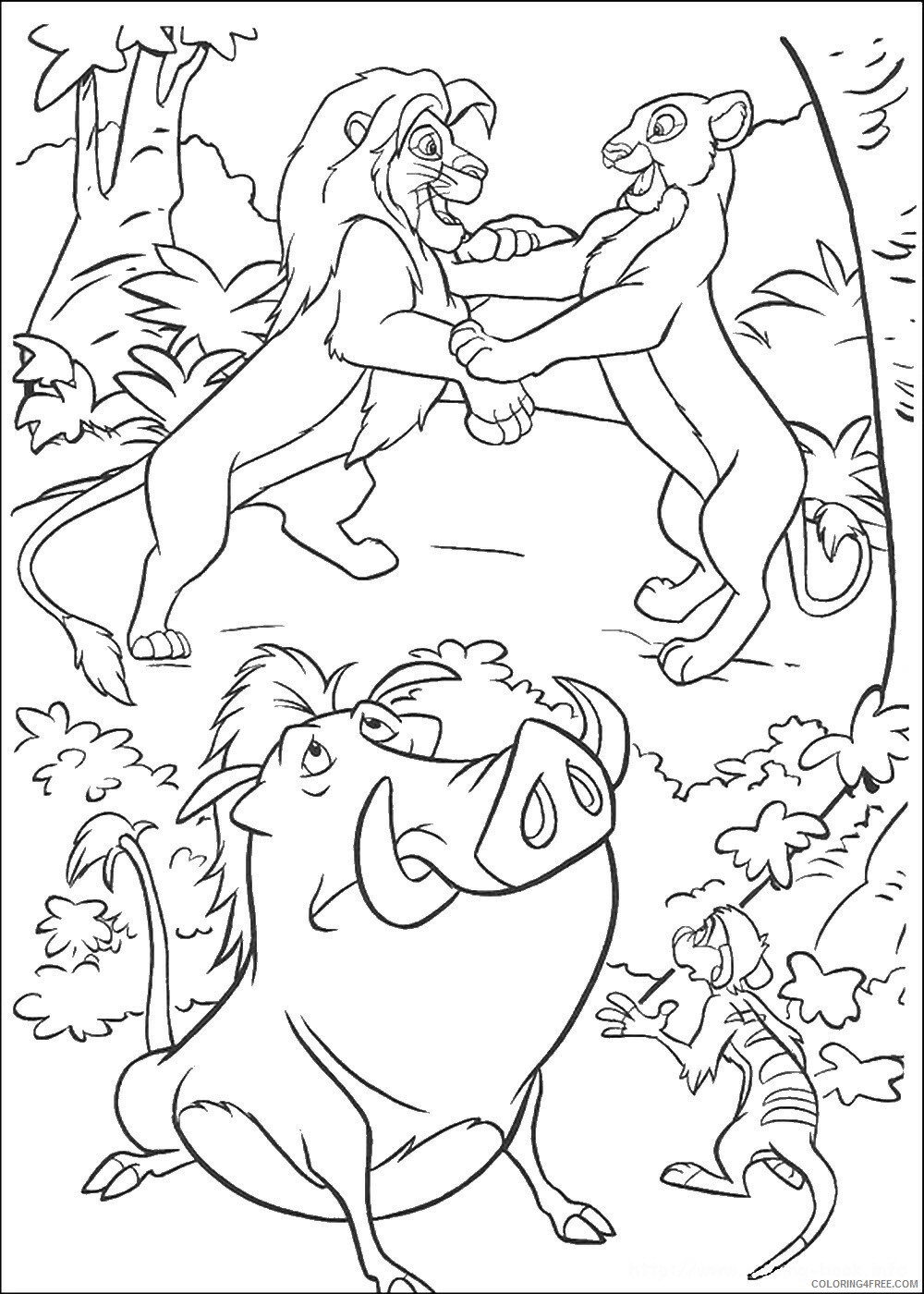 The Lion King Coloring Pages TV Film lionking_92 Printable 2020 09205 Coloring4free