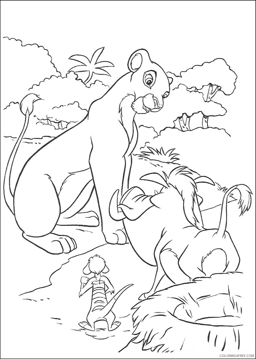 The Lion King Coloring Pages TV Film lionking_93 Printable 2020 09206 Coloring4free