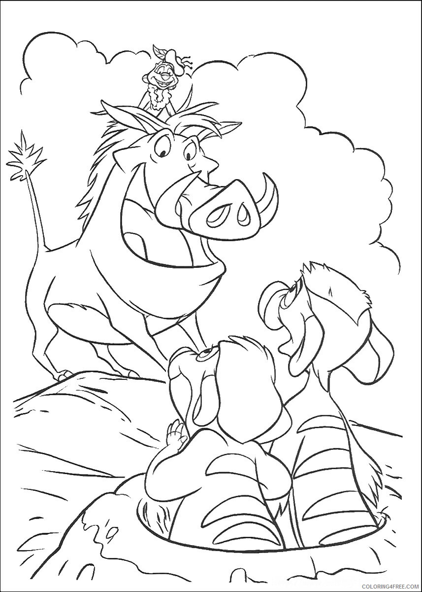 The Lion King Coloring Pages TV Film lionking_98 Printable 2020 09210 Coloring4free