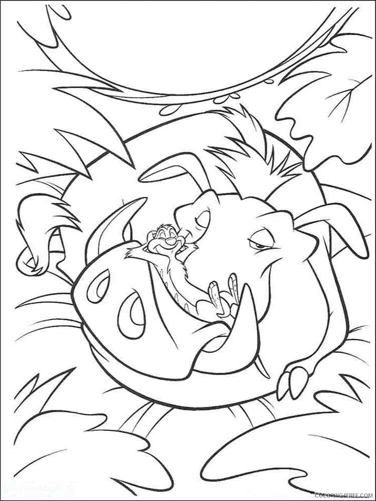The Lion King Coloring Pages TV Film the lion king 15 Printable 2020 09232 Coloring4free