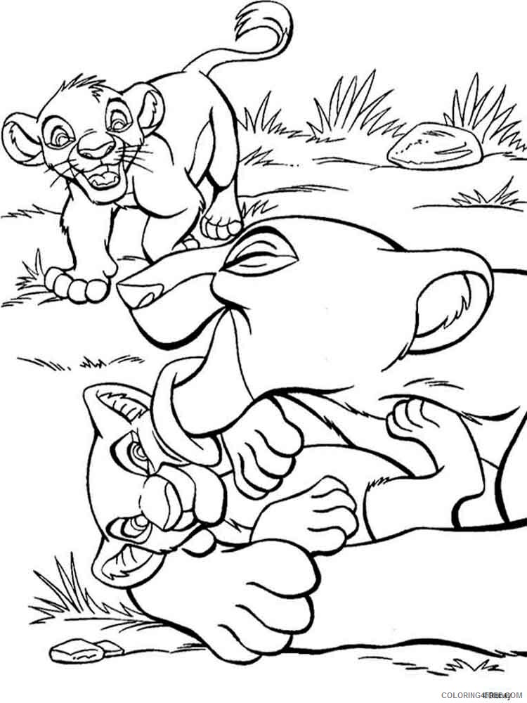 The Lion King Coloring Pages TV Film the lion king 7 Printable 2020 09239 Coloring4free