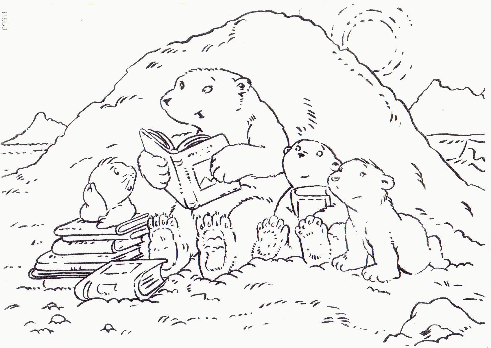 The Little Polar Bear Coloring Pages TV Film Printable 2020 09244 Coloring4free
