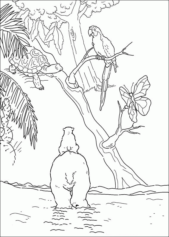 The Little Polar Bear Coloring Pages TV Film Printable 2020 09254 Coloring4free
