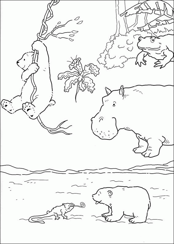 The Little Polar Bear Coloring Pages TV Film Printable 2020 09255 Coloring4free