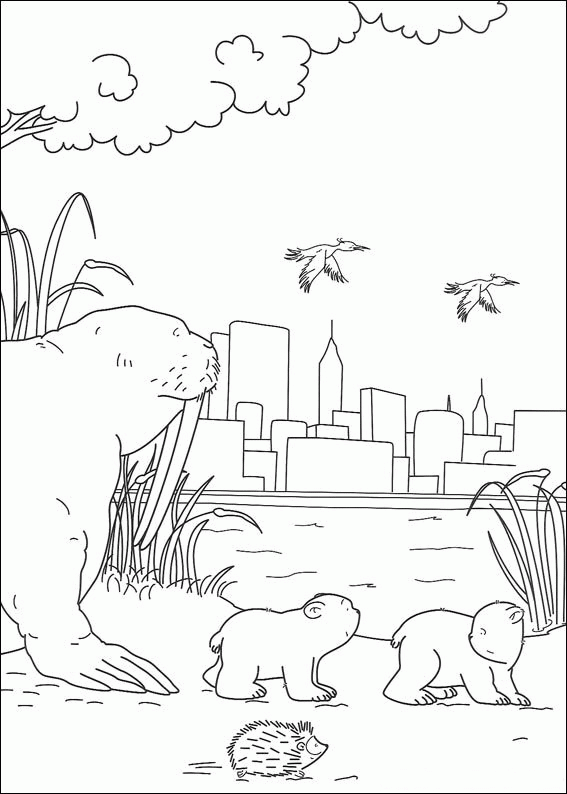 The Little Polar Bear Coloring Pages TV Film Printable 2020 09258 Coloring4free