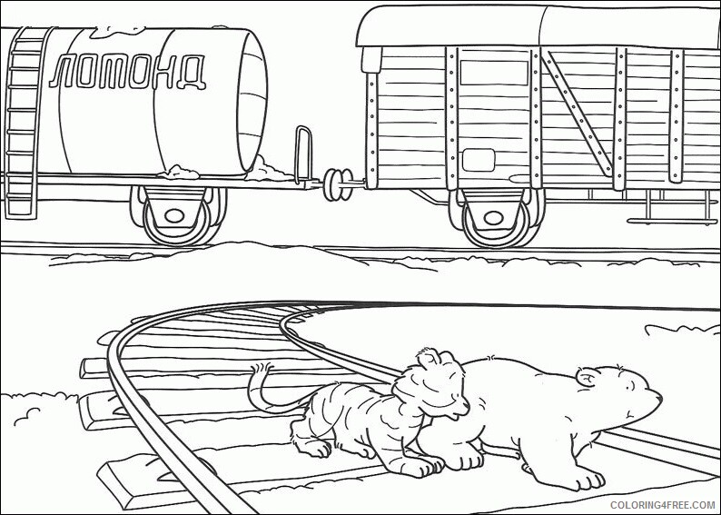 The Little Polar Bear Coloring Pages TV Film Printable 2020 09265 Coloring4free