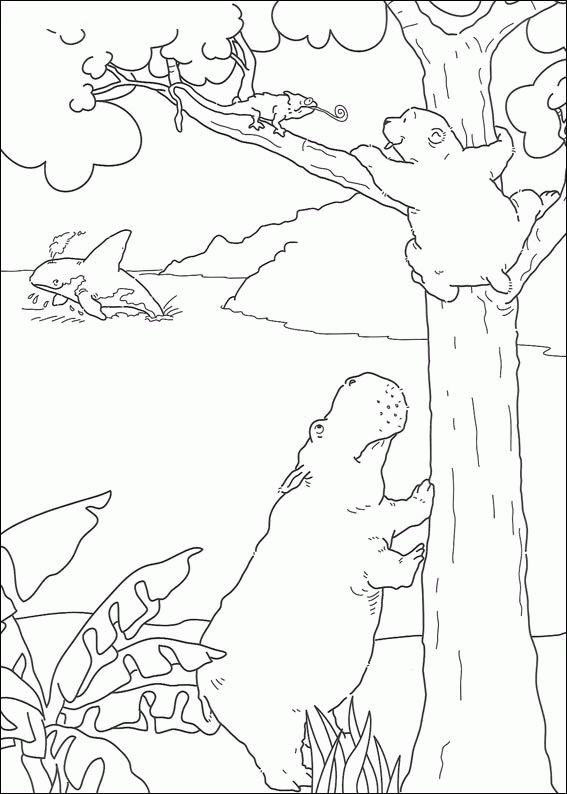 The Little Polar Bear Coloring Pages TV Film Printable 2020 09267 Coloring4free