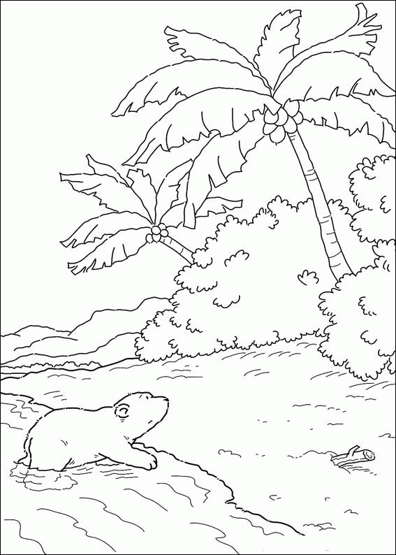 The Little Polar Bear Coloring Pages TV Film Printable 2020 09268 Coloring4free