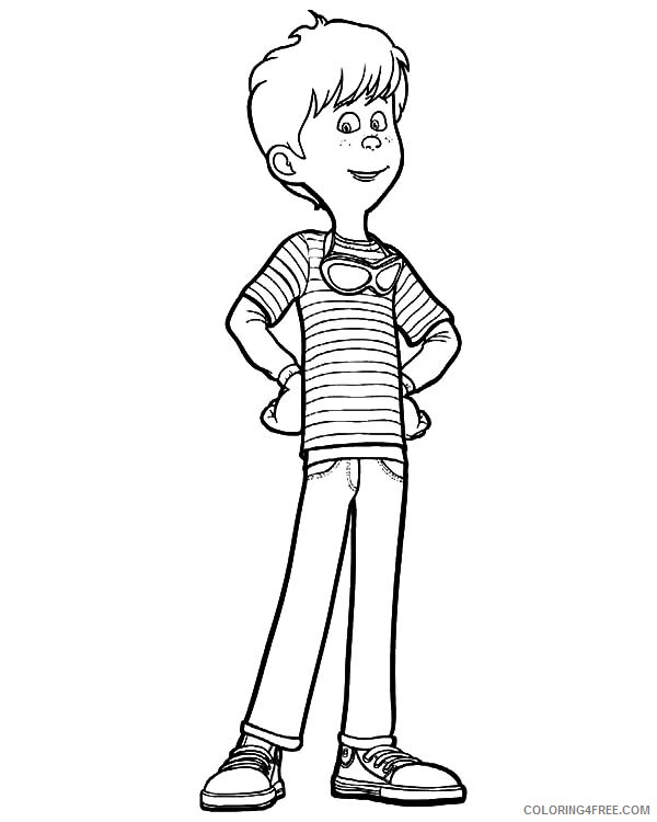 The Lorax Coloring Pages TV Film Character Ted Wiggins Printable 2020 09333 Coloring4free